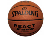 Мяч баскетбольный Spalding TF-250 React 76968z, р.6, FIBA Approved, композит. кожа (ПУ), коричн-черн.