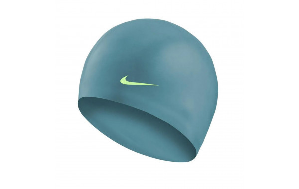 Шапочка для плавания Nike Solid Silicone, FINA Approved 93060448 темно-бирюзовый 600_380