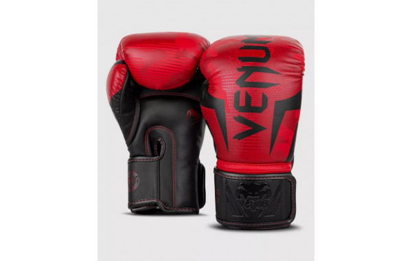 Перчатки Venum Elite 1392-499-12oz красный\камуфляж 600_380