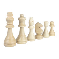 Шахматные фигуры деревянные с подложкой 8,9см Partida parfig89