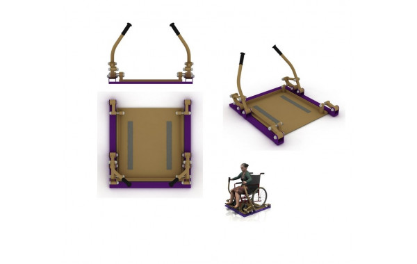 Тренажер для инвалидов-колясочников Тяга к себе Hercules УТМ-002 600_380