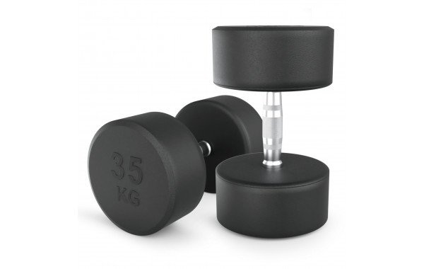 Гантель круглая обрезиненная 35 кг UnixFit PRO DBRND35PBKx2 2 шт 600_380