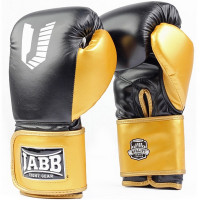 Перчатки боксерские (иск.кожа) 12ун Jabb JE-4081/US Ring черный\золото