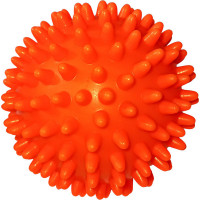Мяч массажный, твердый, ПВХ d7,5 см Sportex E36800 оранжевый