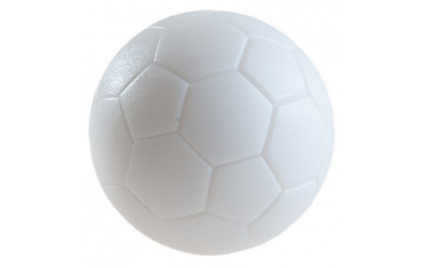 Мяч для настольного футбола WBC текстурный пластик, D 36мм AE-02 белый 600_380