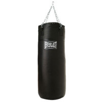 Боксерский мешок Everlast super leather 100lb 45 кг черный 251001