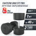 Гантель круглая обрезиненная 40 кг UnixFit PRO DBRND40PBKx2 2 шт 75_75