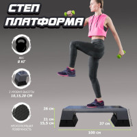 Степ-платформа Fitex Pro FTX-1710 серый-черный