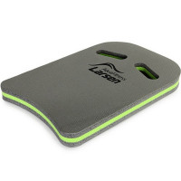 Доска для плавания AquaFitness Larsen 28х45х3,5см YP-08SP графит\лайм