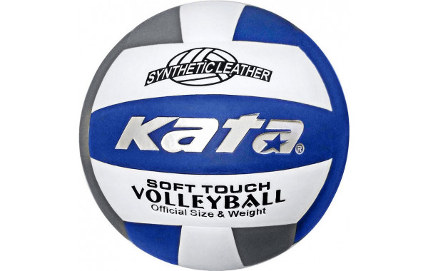 Мяч волейбольный Kata C33290 р.5 бело-сине-серый 600_380