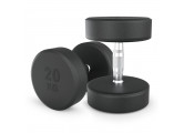 Гантель круглая обрезиненная 20 кг UnixFit PRO DBRND20PBKx2 2 шт