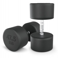 Гантель круглая обрезиненная 47,5 кг UnixFit PRO DBRND47_5PBKx2 2 шт