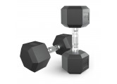 Гантель гексагональная обрезиненная 12,5 кг UnixFit DBHEX12_5x2 2 шт