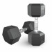 Гантель гексагональная обрезиненная 12,5 кг UnixFit DBHEX12_5x2 2 шт 75_75