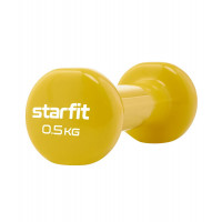 Гантель виниловая 0,5 кг Star Fit DB-101 желтый