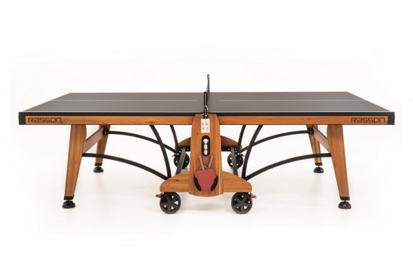 Теннисный стол складной для помещений Rasson Premium T03 Indoor 51.235.01.1 натуральная вишня 600_380