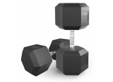 Гантель гексагональная обрезиненная 47,5 кг UnixFit DBHEX47_5x2 2 шт