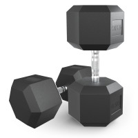 Гантель гексагональная обрезиненная 47,5 кг UnixFit DBHEX47_5x2 2 шт