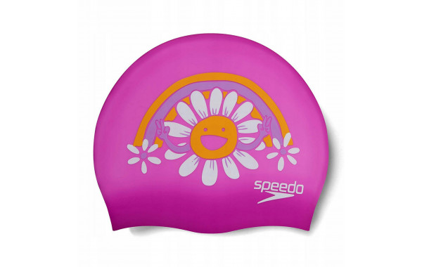 Шапочка для плавания детская Speedo Boom Silicone Cap Jr 8-0838615956 розовый 600_380