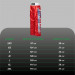 Брюки для кикбоксинга Green Hill KBT-4058 красный 75_75