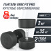 Гантель круглая обрезиненная 35 кг UnixFit PRO DBRND35PBKx2 2 шт 75_75