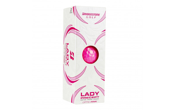 Мяч для гольфа Bridgestone Lady Precept BGB1LPX розовый (3шт.) 600_380
