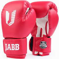 Перчатки боксерские (иск.кожа) 12ун Jabb JE-4068/Basic Star красный