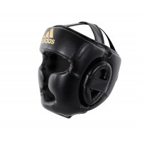 Шлем боксерский Adidas Speed Super ProTraining Extra Protect adiSBHG041 черно-золотой
