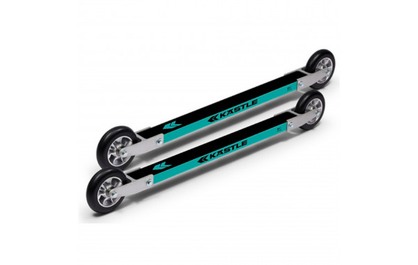 Лыжероллеры Kastle Коньковые RS10 Skate NRSS21 черный\зеленый 600_380