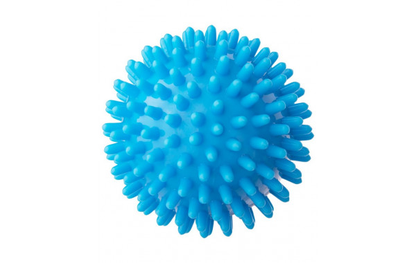Мяч массажный d8 см BaseFit GB-601 синий 600_380