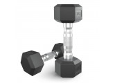 Гантель гексагональная обрезиненная 2,5 кг UnixFit DBHEX2_5x2 2 шт