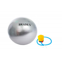 Мяч для фитнеса d85см Bradex антивзрыв, с насосом SF 0381