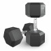 Гантель гексагональная обрезиненная 30 кг UnixFit DBHEX30x2 2 шт 75_75