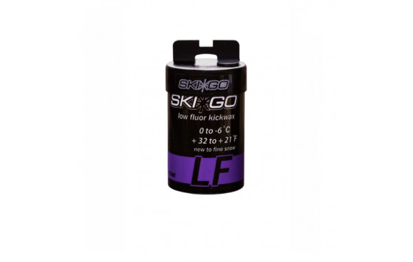 Мазь держания Skigo 90243 LF Kickwax Violet (все типы снега, грязная лыжня) (0°С -6°С) 45 г 600_380