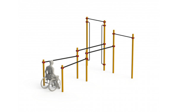 Спортивный комплекс для инвалидов-колясочников Spektr Sport WRK-D19_76mm 600_380