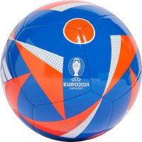 Мяч футбольный Adidas Euro24 Club IN9373, р.4, ТПУ, 12 пан., маш.сш., сине-красный