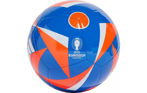 Мяч футбольный Adidas Euro24 Club IN9373, р.4, ТПУ, 12 пан., маш.сш., сине-красный 600_380