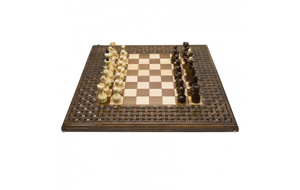 Шахматы + нарды Haleyan резные, Армянский Орнамент 60 kh137-6 600_380