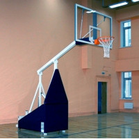 Стойка баскетбольная игровая мобильная складная с гидромеханизмом вынос 165 см, без противовесов Atlet IMP-A18E