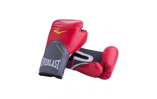 Перчатки боксерские Everlast Pro Style Elite 2116E, 16oz, к/з, красный 600_380