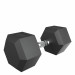 Гантель гексагональная обрезиненная 27,5 кг UnixFit DBHEX27_5x2 2 шт 75_75