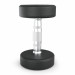 Гантель круглая обрезиненная 7,5 кг UnixFit PRO DBRND7_5PBKx2 2 шт 75_75