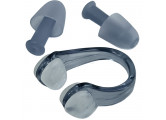 Комплект для плавания беруши и зажим для носа Sportex C33422-2 черный
