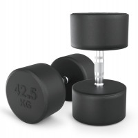 Гантель круглая обрезиненная 42,5 кг UnixFit PRO DBRND42_5PBKx2 2 шт