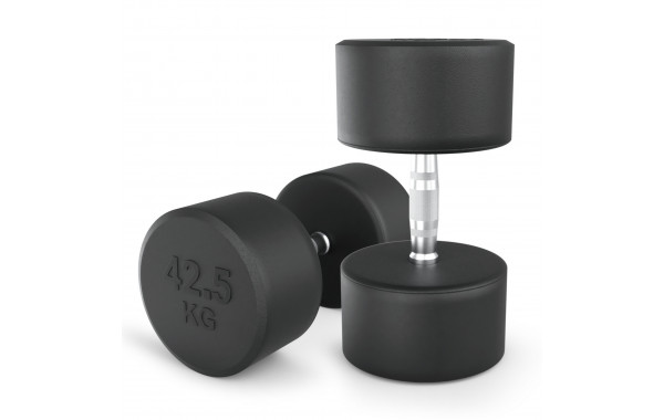 Гантель круглая обрезиненная 42,5 кг UnixFit PRO DBRND42_5PBKx2 2 шт 600_380