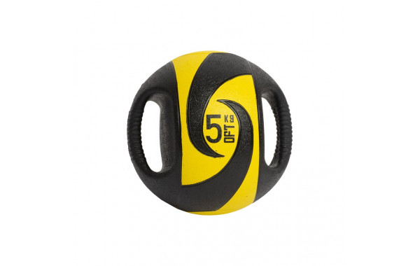 Мяч тренировочный Original Fit.Tools 5 кг, с хватами FT-DHMB-05 600_380