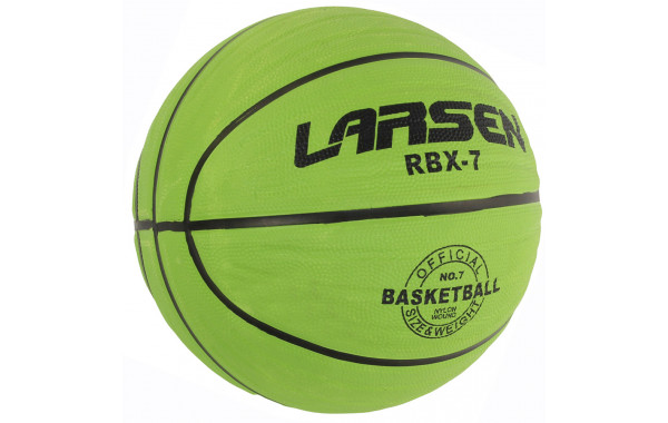 Мяч баскетбольный Larsen RBX7 Lime р.7 600_380