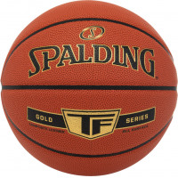 Мяч баскетбольный Spalding Gold TF 76857z, р.7, композит (микрофибра), коричнево-черный