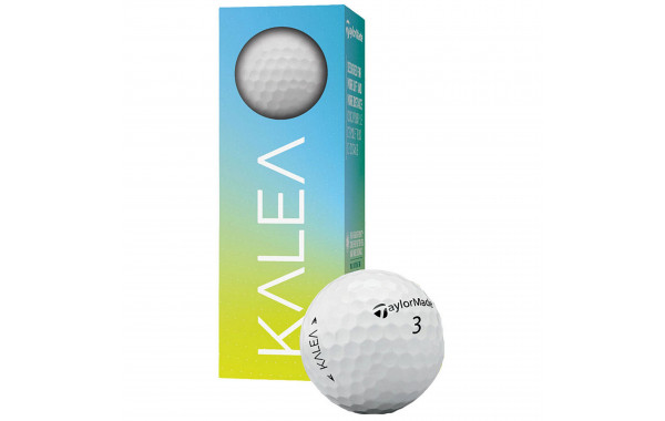 Мяч для гольфа TaylorMade Kalea N7641801 белый (3шт) 600_380