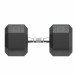 Гантель гексагональная обрезиненная 45 кг UnixFit DBHEX45x2 2 шт 75_75